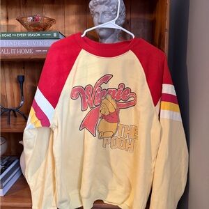 Winnie the Pooh Red and Yellow Sweatshirt